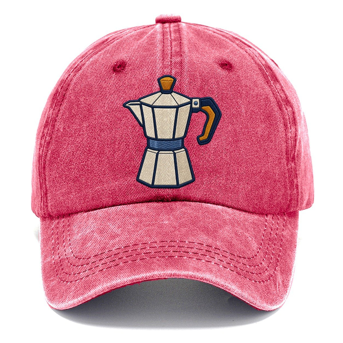 Moka Coffee Pot Tiny Solo Marks Classic Cap – Pomegranate Blush