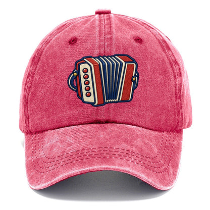 Button Accordion Tiny Solo Marks Classic Cap – Pomegranate Blush