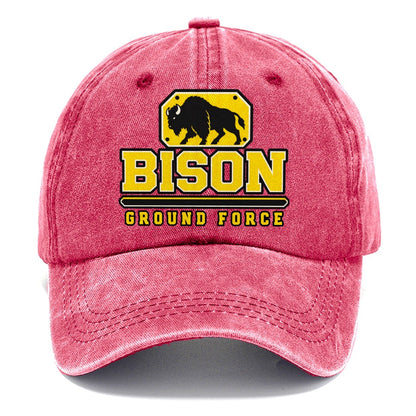 Bison Ground Force Heavy Duty Classic Cap – Pomegranate Blush