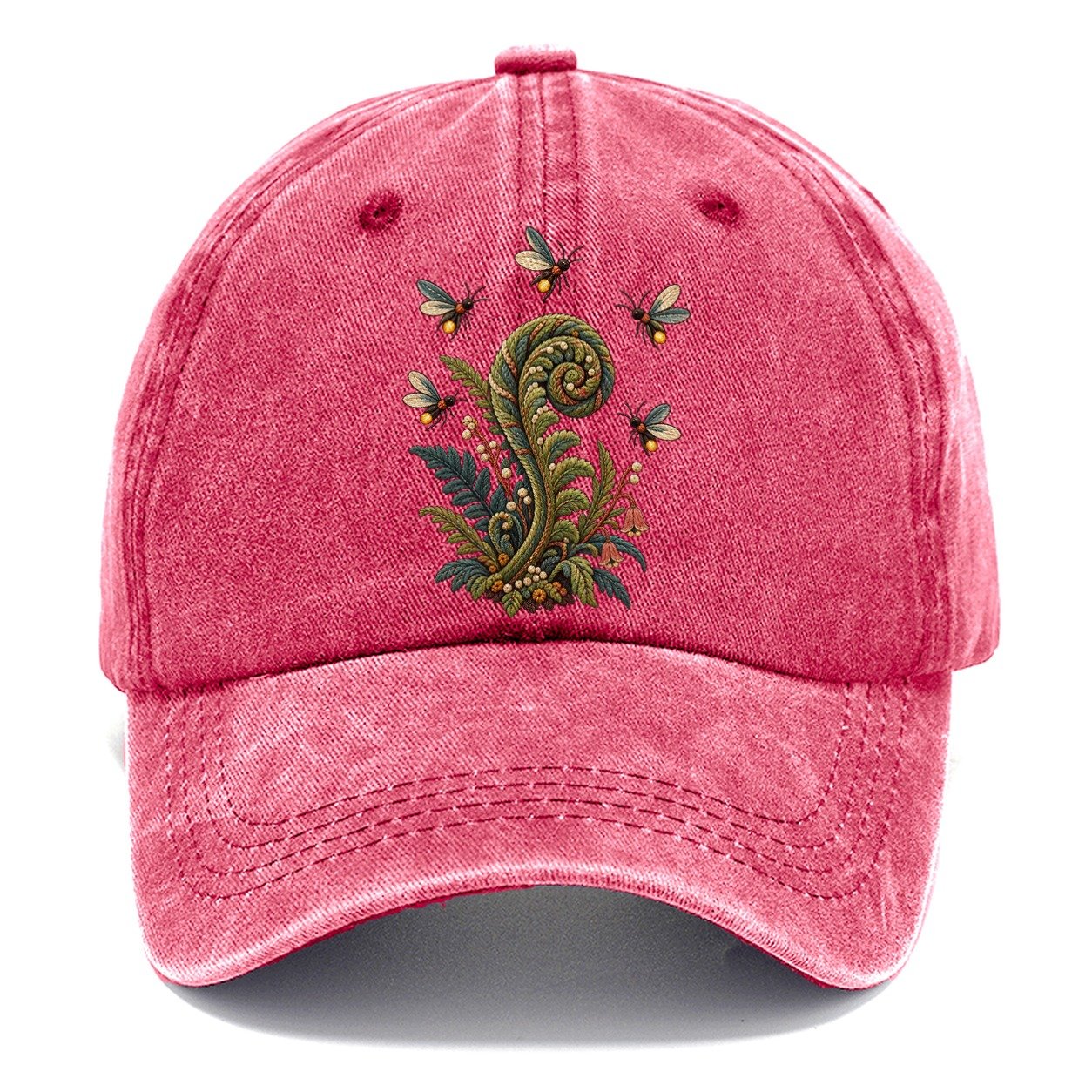 Firefly Fern Constellation Gentle Wild Classic Cap – Pomegranate Blush