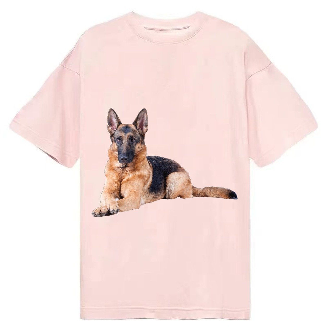 German Shepherd Chatgpt V1 Classic T-shirt – Pink