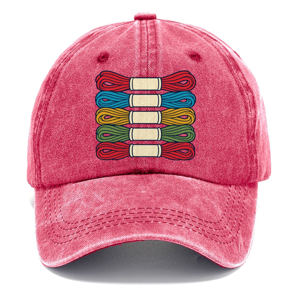Floss Sorting Day And Needlework Classic Cap – Pomegranate Blush