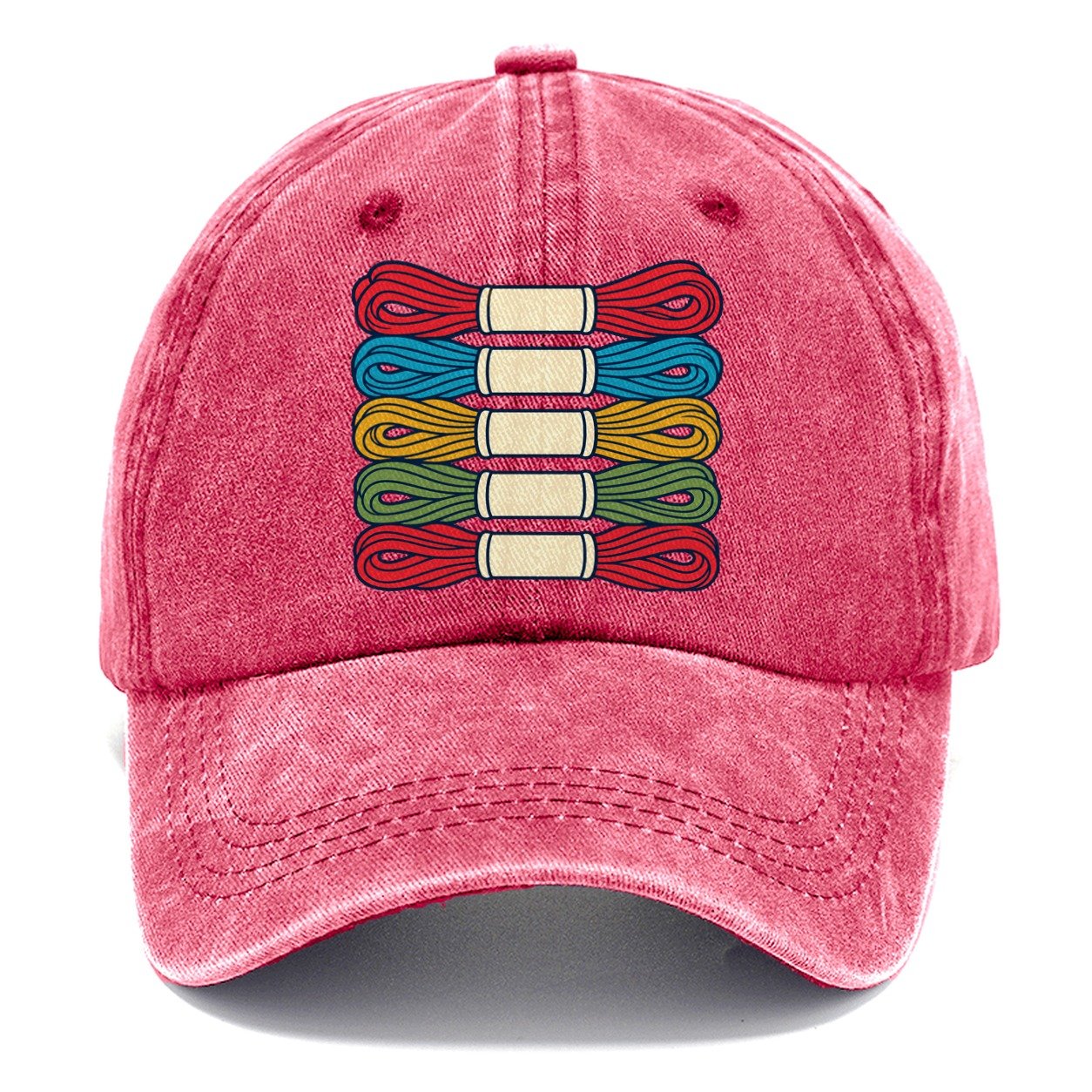 Floss Sorting Day And Needlework Classic Cap – Pomegranate Blush