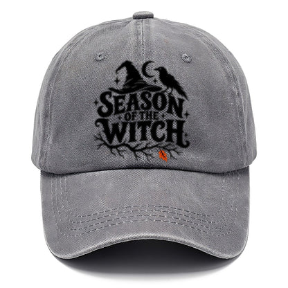 Season Of The Witch Slogan Witch Magic Classic Cap – Urban Haze