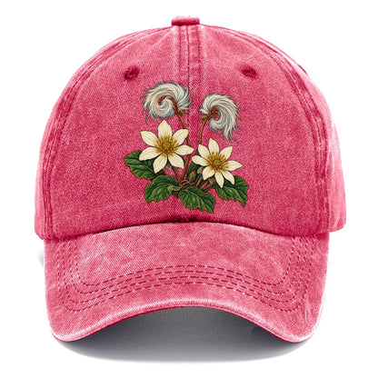 Northwest Territories Mountain Avens Canada Cultural Icons Classic Cap – Pomegranate Blush