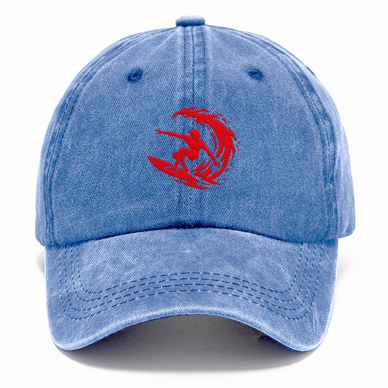 Surfer Bottom Turn Micro Motion Mark Classic Cap – Summer Sky