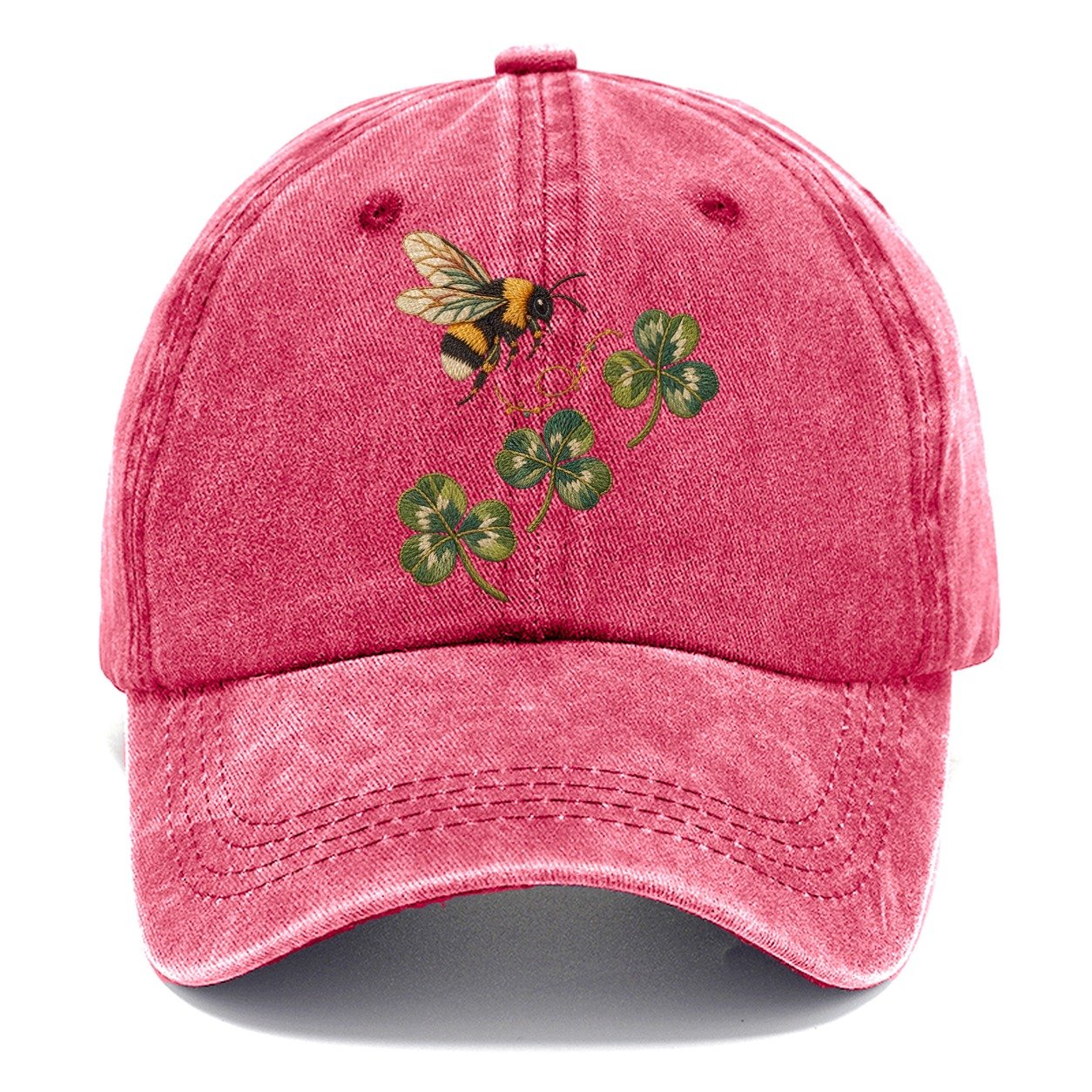Bumblebee Three Clover Rise Gentle Wild Classic Cap – Pomegranate Blush