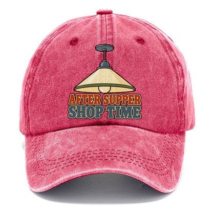 After Supper Shop Time Woodworking Classic Cap – Pomegranate Blush