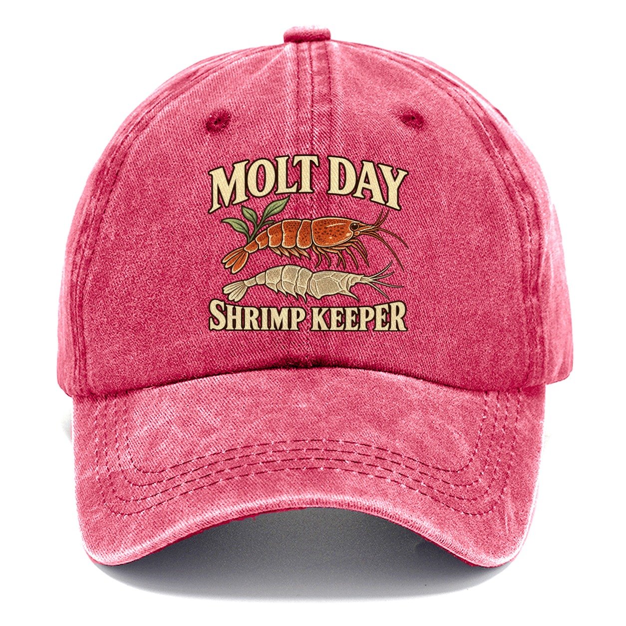 Molt Day Shrimp Keeper Aquarium Keeping Classic Cap – Pomegranate Blush