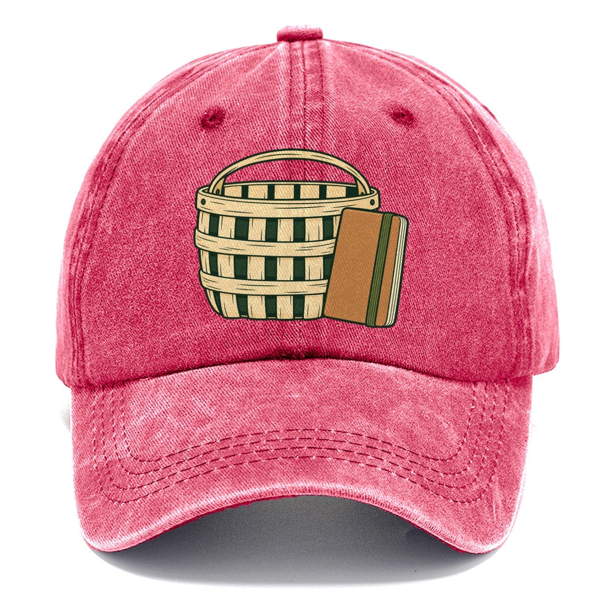 Basket And Field Notebook Foraging And Mycology Classic Cap – Pomegranate Blush