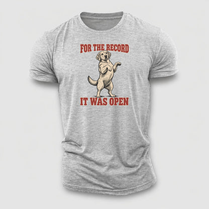 Labrador Retriever Dog Declarations Cotton T-Shirt – Sport Grey