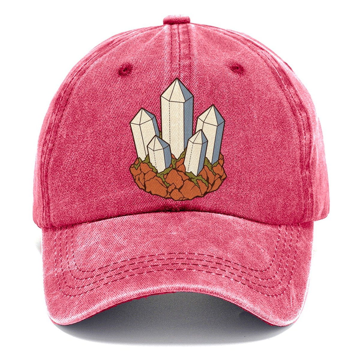Quartz Cluster Study Rocks And Minerals Classic Cap – Pomegranate Blush