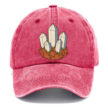 Quartz Cluster Study Rocks And Minerals Classic Cap – Pomegranate Blush