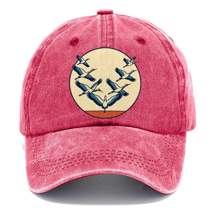 Migration Formation Birdwatching Classic Cap – Pomegranate Blush