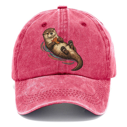 Otter Floating Leaf Gentle Wild Classic Cap – Pomegranate Blush