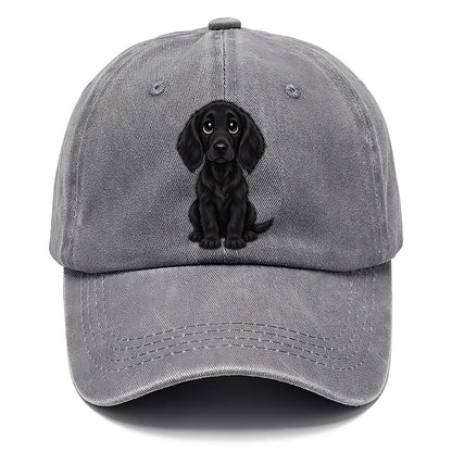 Flat Coated Retriever Sitting Sweetheart Classic Cap – Urban Haze