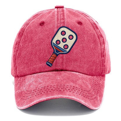 Pickleball Paddle Tiny Solo Marks Classic Cap – Pomegranate Blush