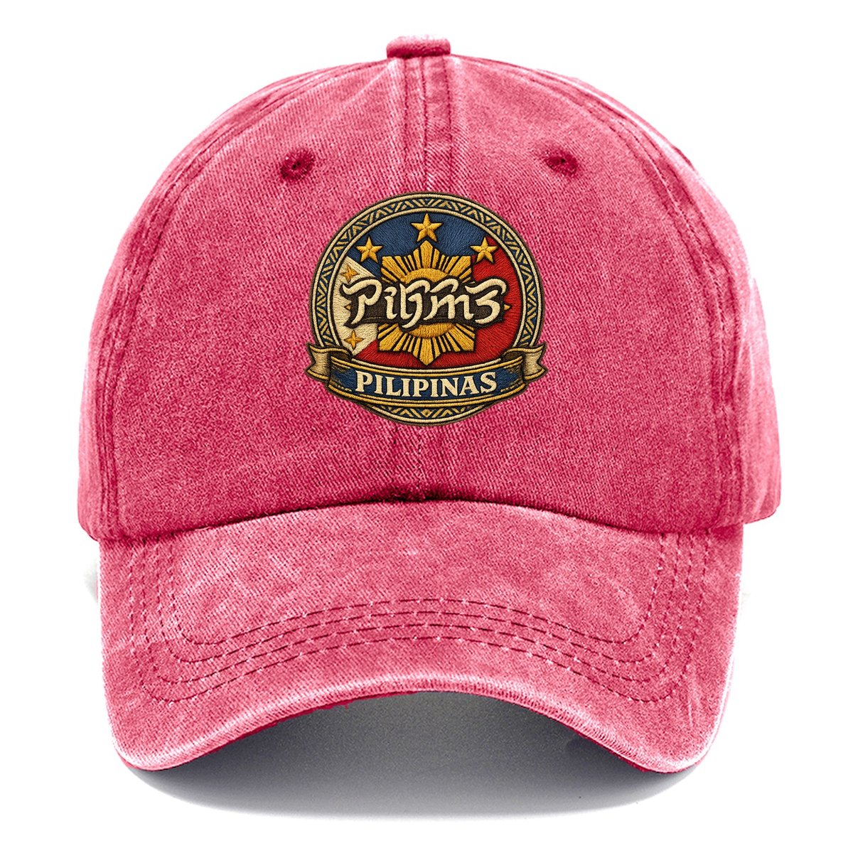 Baybayin Heritage Classic Cap – Pomegranate Blush