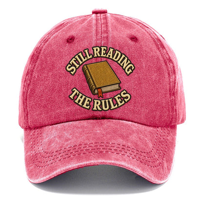Still Reading The Rules Board Games Classic Cap – Pomegranate Blush
