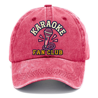 Karaoke Fan Club Classic Cap – Pomegranate Blush