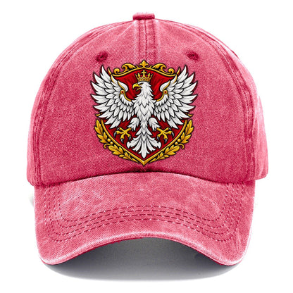 Poland Heraldic Crest Country Logos Classic Cap – Pomegranate Blush