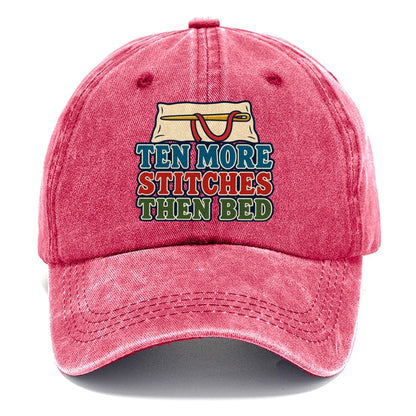 Ten More Stitches And Needlework Classic Cap – Pomegranate Blush
