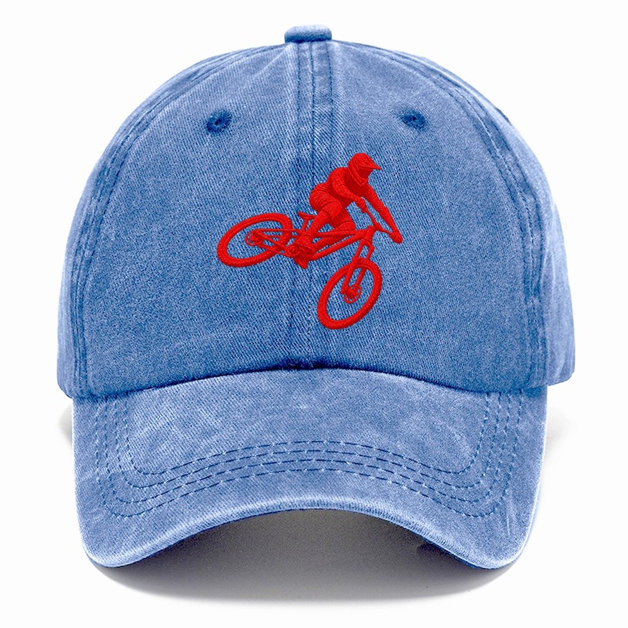 Mountain Biker Airborne Whip Micro Motion Mark Classic Cap – Summer Sky