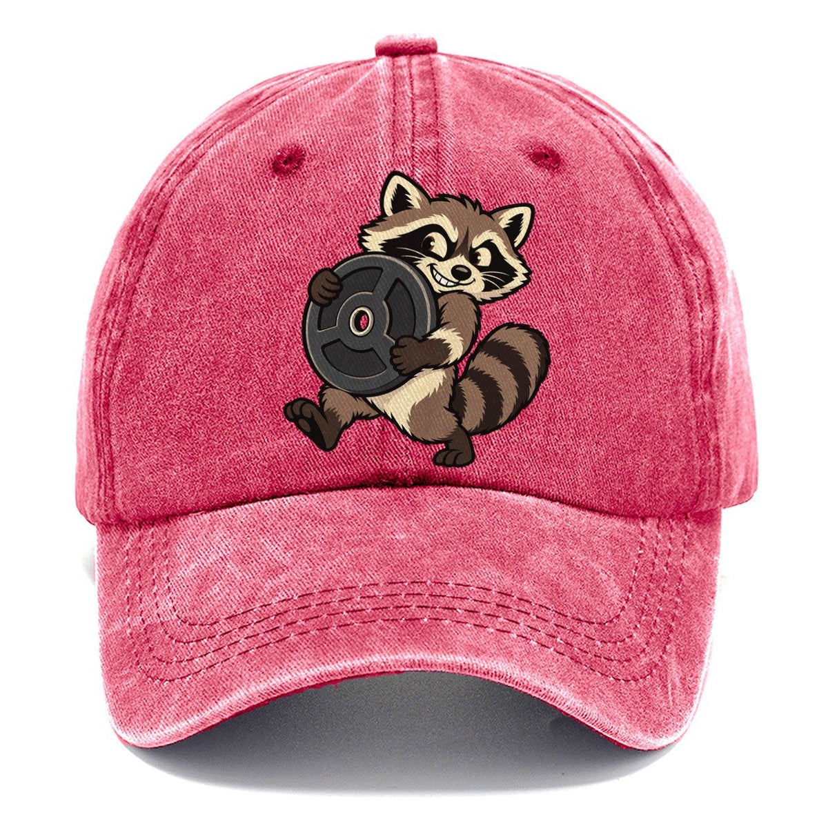 Raccoon Plate Thief Animal Lifters Classic Cap – Pomegranate Blush
