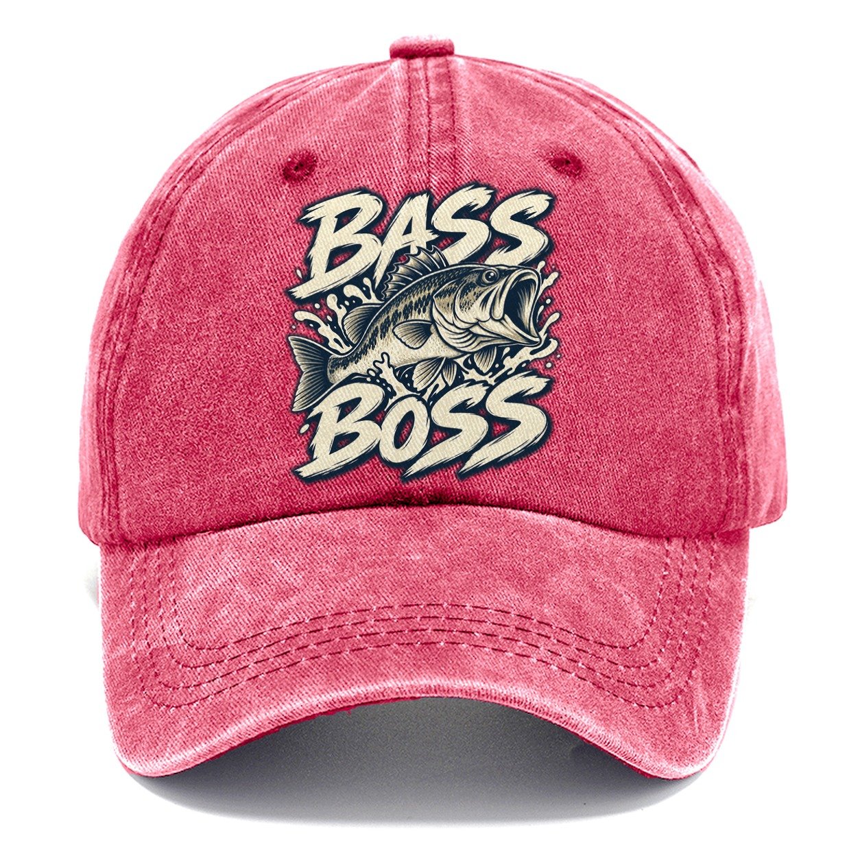 Bass Boss Fishing Elegant Classic Cap – Pomegranate Blush