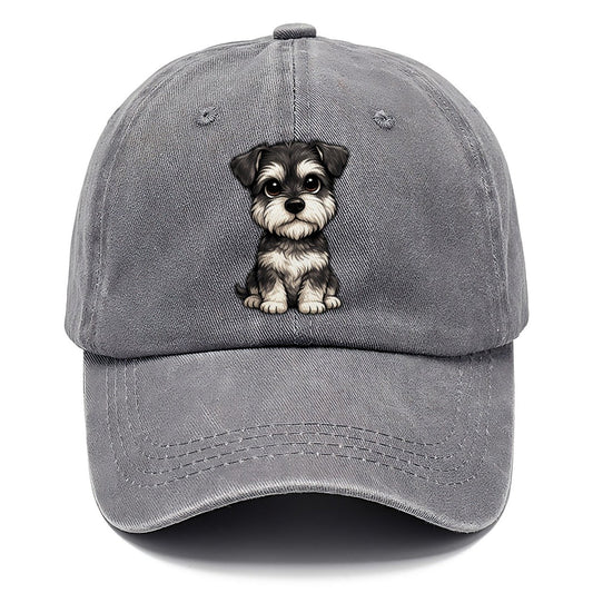 Miniature Schnauzer Sitting Sweetheart Classic Cap – Urban Haze