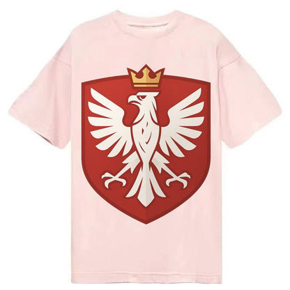 Poland White Eagle Classic T-shirt – Pink