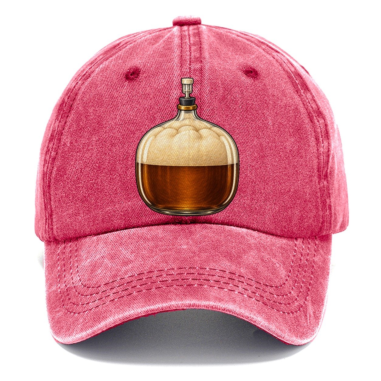 Carboy Of Fermenting Wort Homebrewing Classic Cap – Pomegranate Blush