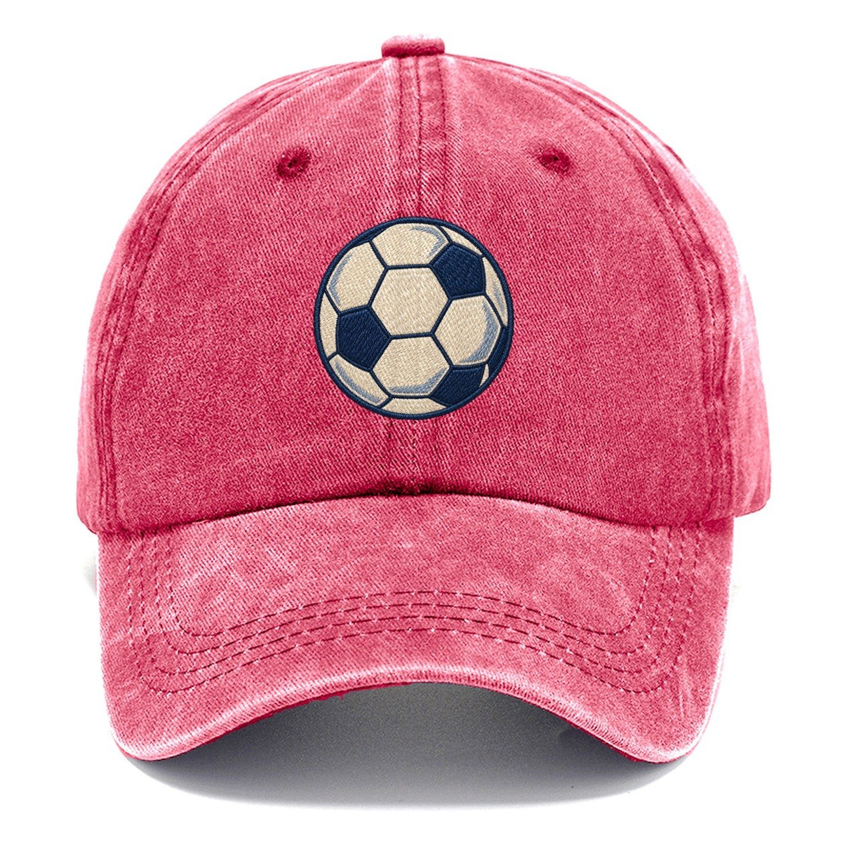 Soccer Ball Tiny Solo Marks Classic Cap – Pomegranate Blush