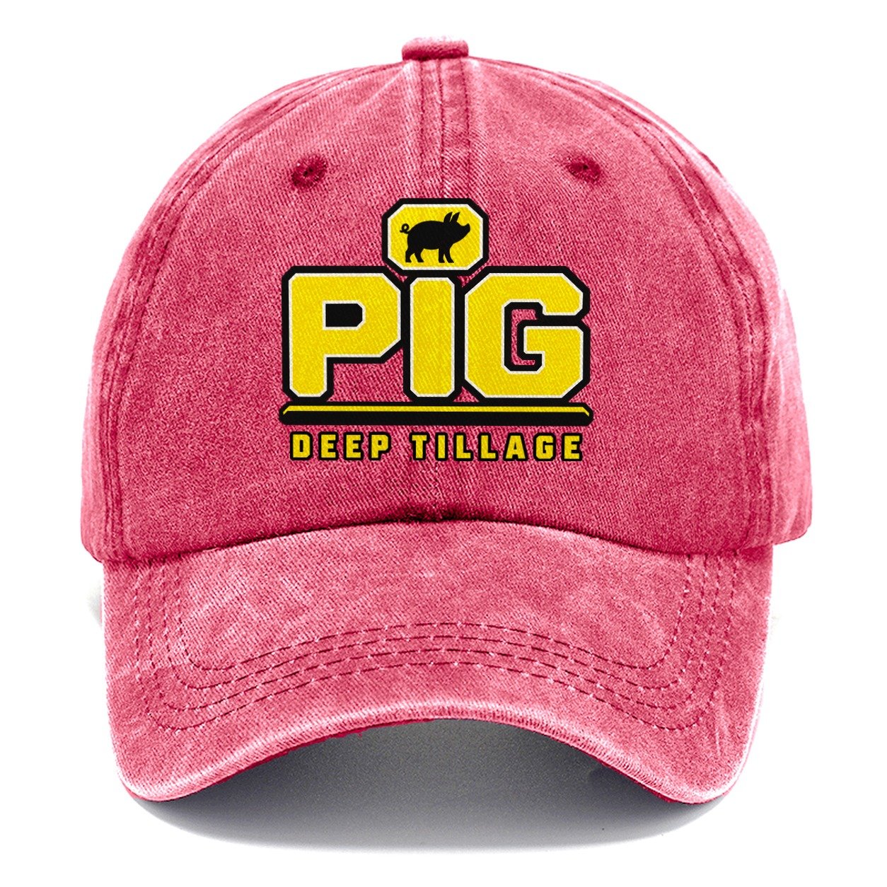 Pig Deep Tillage Heavy Duty Classic Cap – Pomegranate Blush