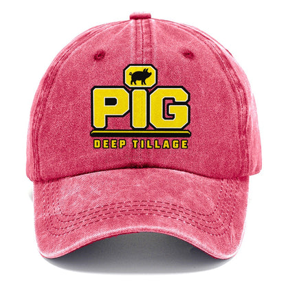 Pig Deep Tillage Heavy Duty Classic Cap – Pomegranate Blush