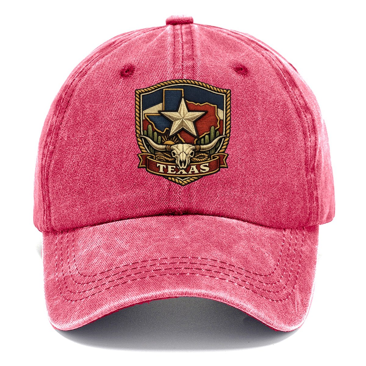 Texas Heritage Classic Cap – Pomegranate Blush