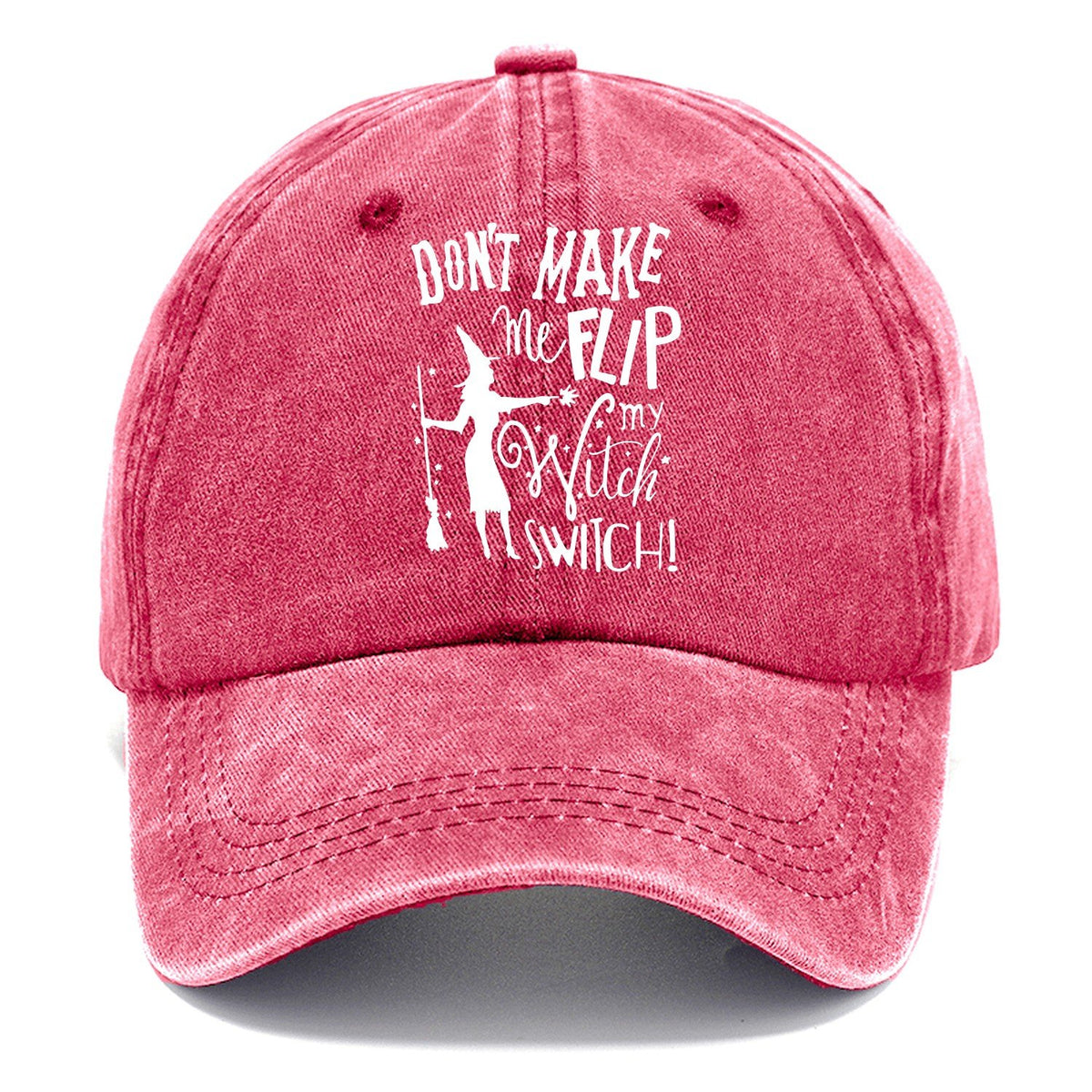 Dont Make Me Flip My Witch Switch Classic Cap – Pomegranate Blush