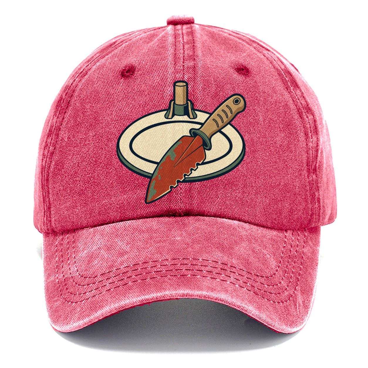 Coil And Trowel Treasure Hunting Classic Cap – Pomegranate Blush