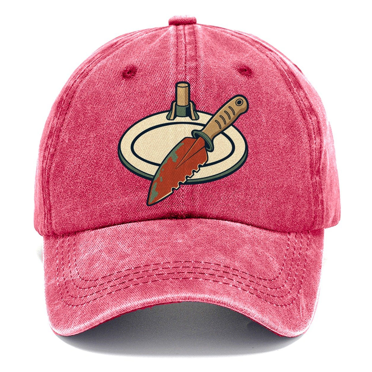 Coil And Trowel Treasure Hunting Classic Cap – Pomegranate Blush