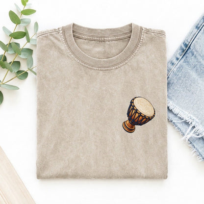 Djembe Rope Goblet Left Chest Thread Signatures II Left Chest Vintage T-shirt – Off White