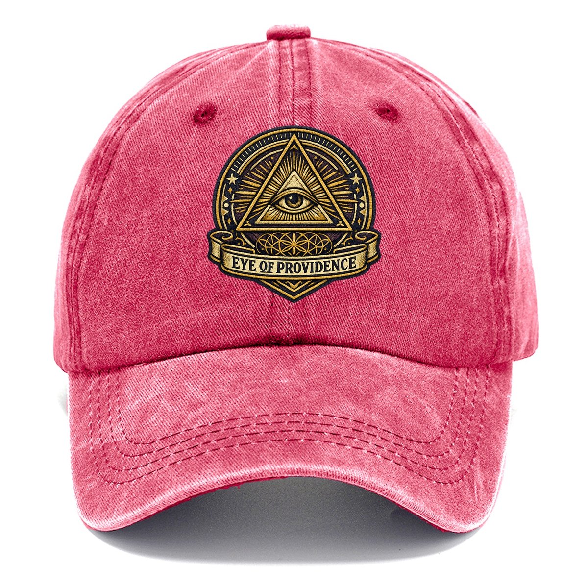 Eye Of Providence Classic Cap – Pomegranate Blush