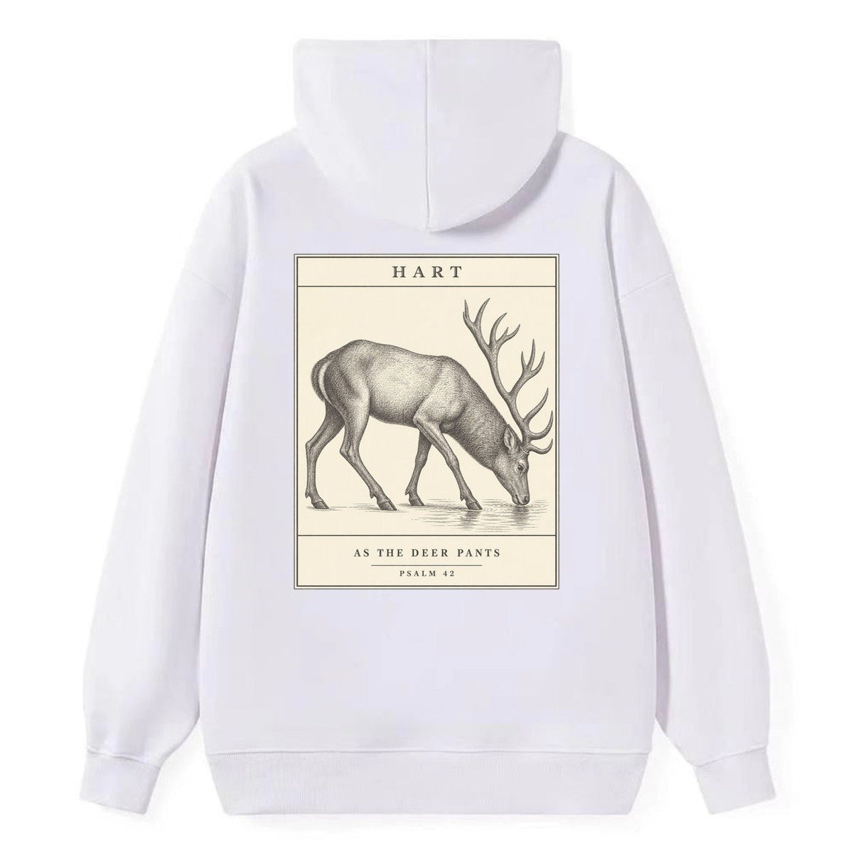 Hart Specimen Plate Creature Canticle Classic Pullover Hoodie – White