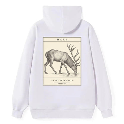 Hart Specimen Plate Creature Canticle Classic Pullover Hoodie – White