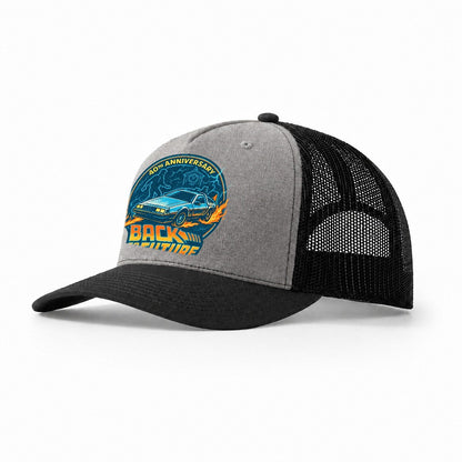 Back To The Future 40th Anniversary Trucker Hat – Grey-Black