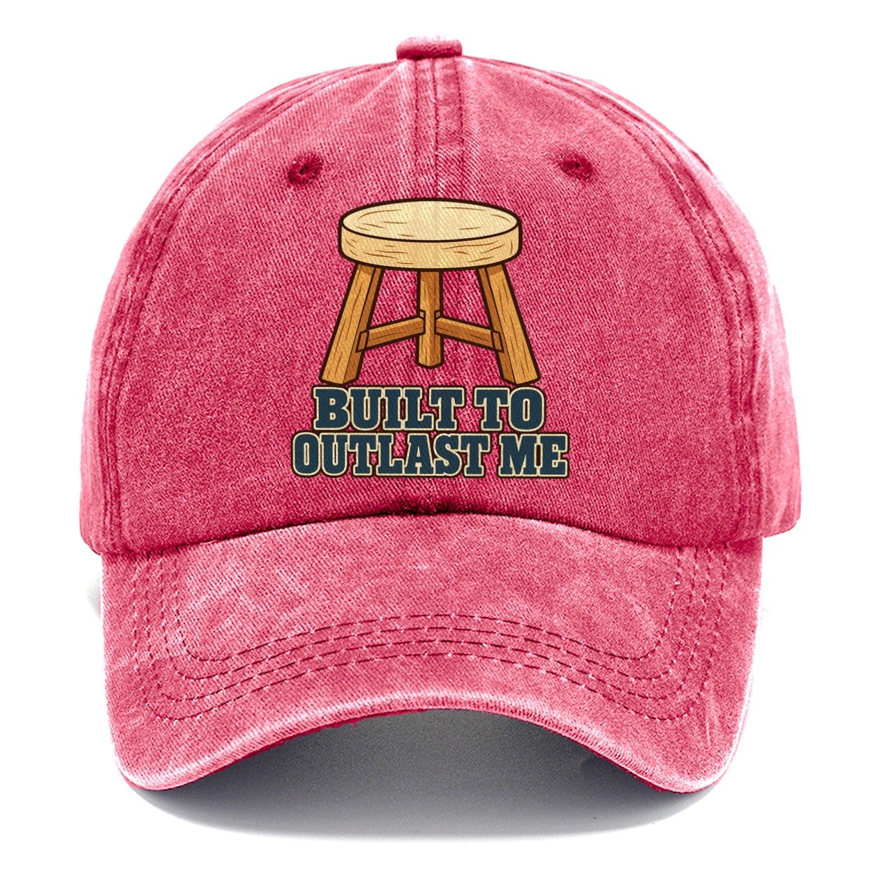 Built To Outlast Me Woodworking Classic Cap – Pomegranate Blush