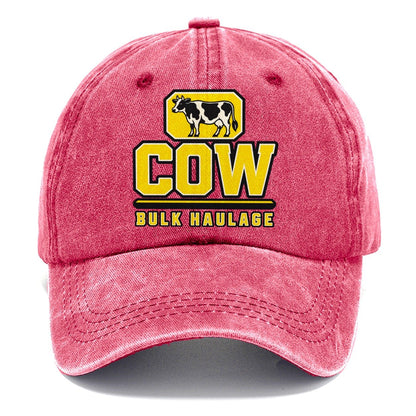 Cow Bulk Haulage Heavy Duty Classic Cap – Pomegranate Blush
