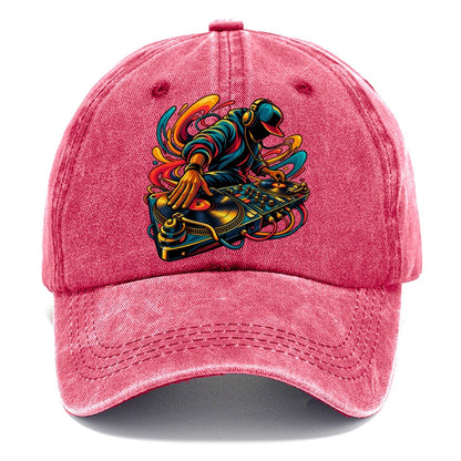 Turntables Icon Music Instruments Classic Cap – Pomegranate Blush