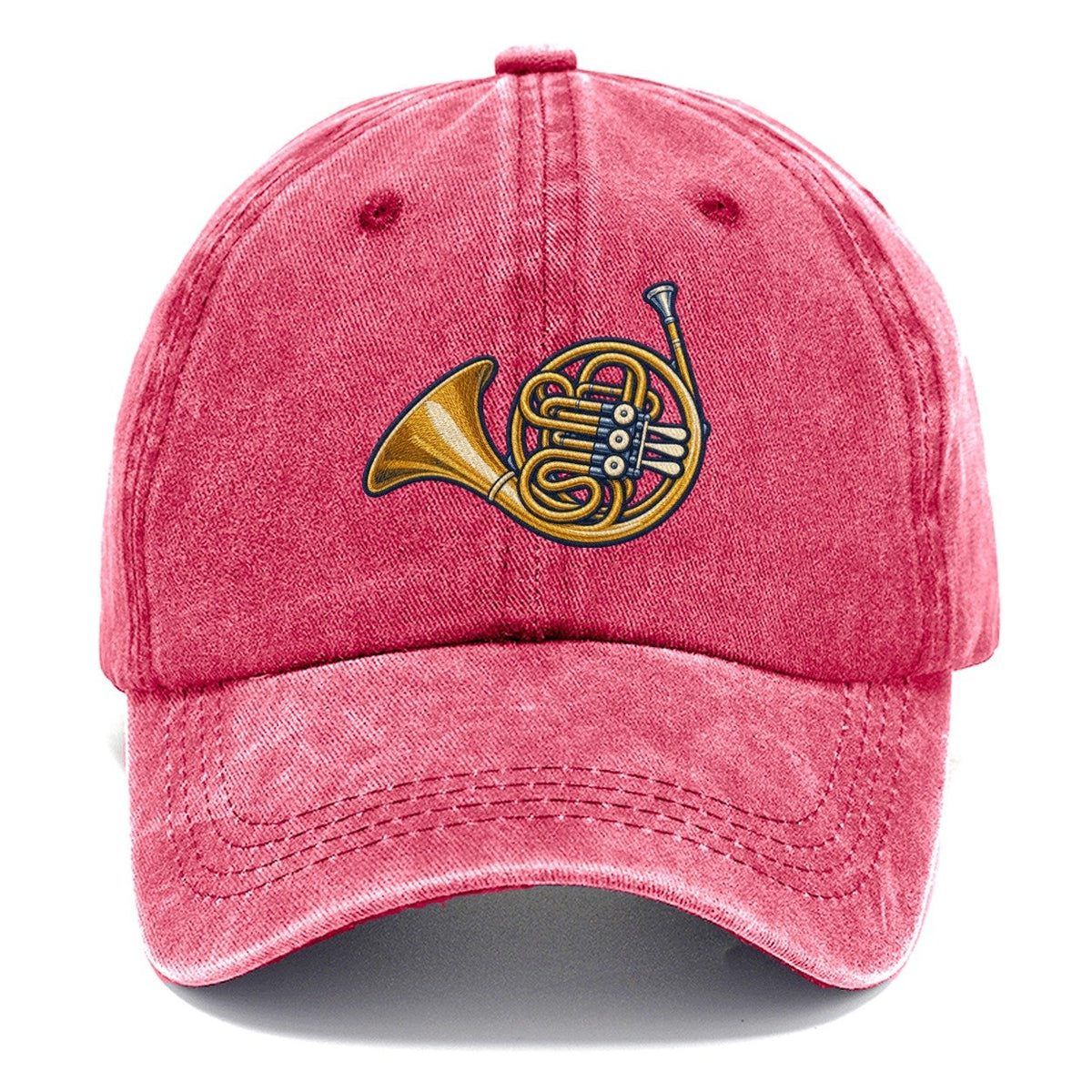 French Horn Tiny Solo Marks Classic Cap – Pomegranate Blush