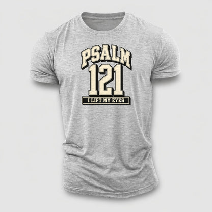Psalm 121 Varsity Chapel Varsity Cotton T-Shirt – Sport Grey
