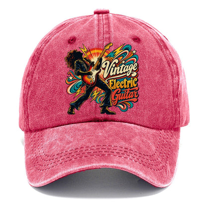 Vintage Electric Guitar Music Instruments Classic Cap – Pomegranate Blush